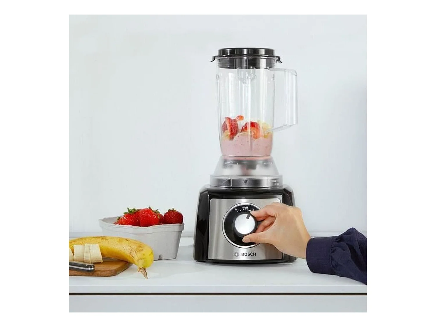 Multifunktionsroboter – Schwarz und Edelstahl