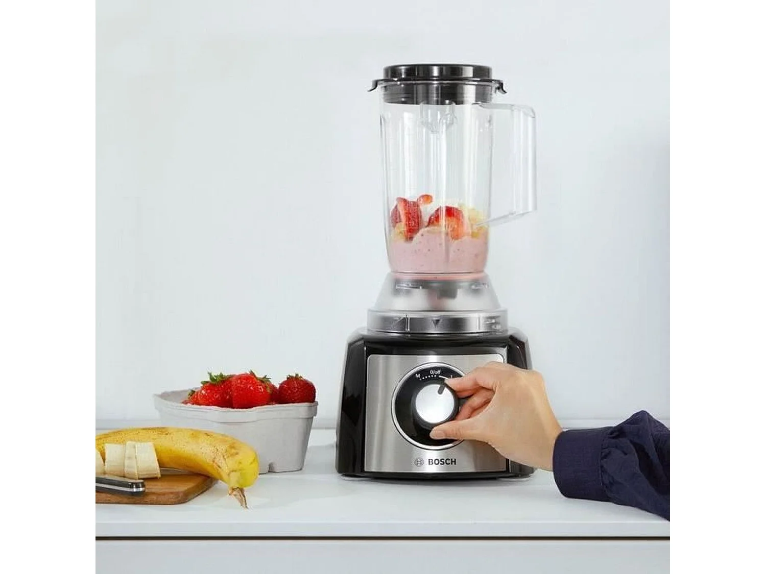 Multifunktionsroboter – Schwarz und Edelstahl