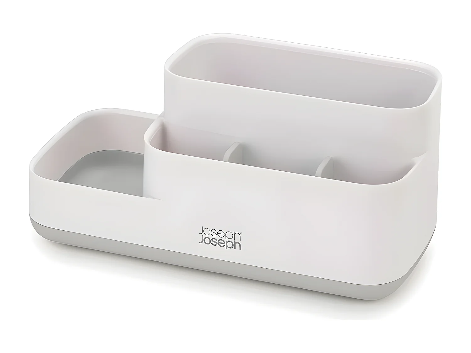 EasyStore Boîte à compartiment, blanc/gris