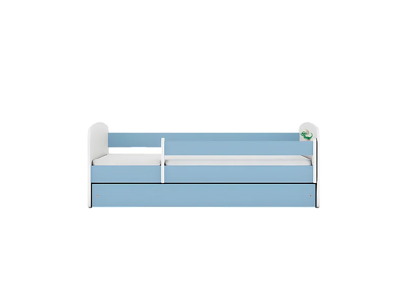Babydreams cama bebé dinosaurio azul con cajón y colchón 140/70