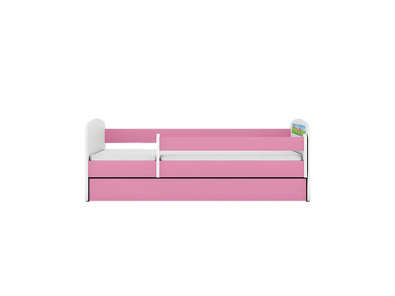 Cama safari rosa babydreams sin cajón con colchón 180/80