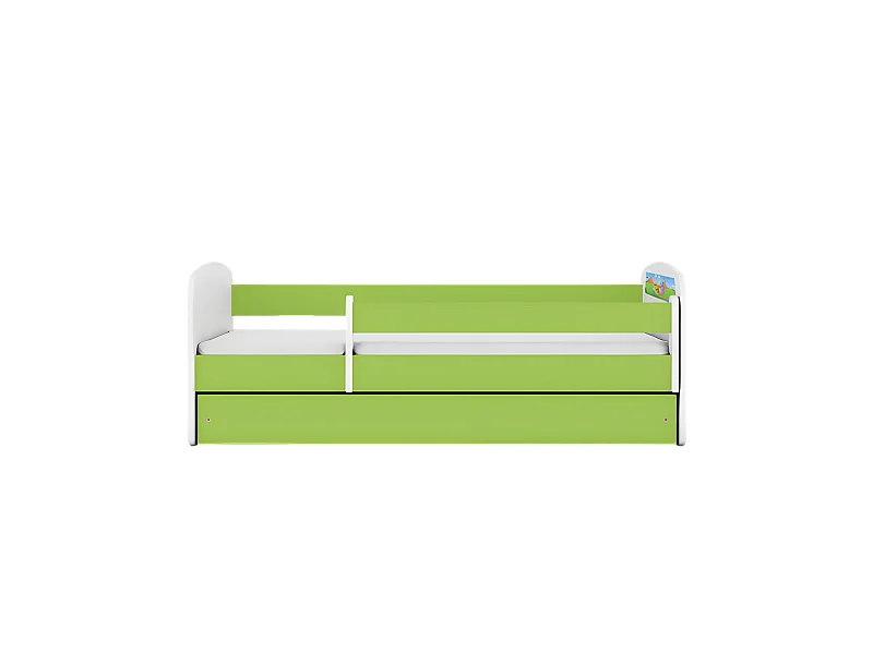 Lit babydreams vert safari sans tiroir sans matelas 180/80