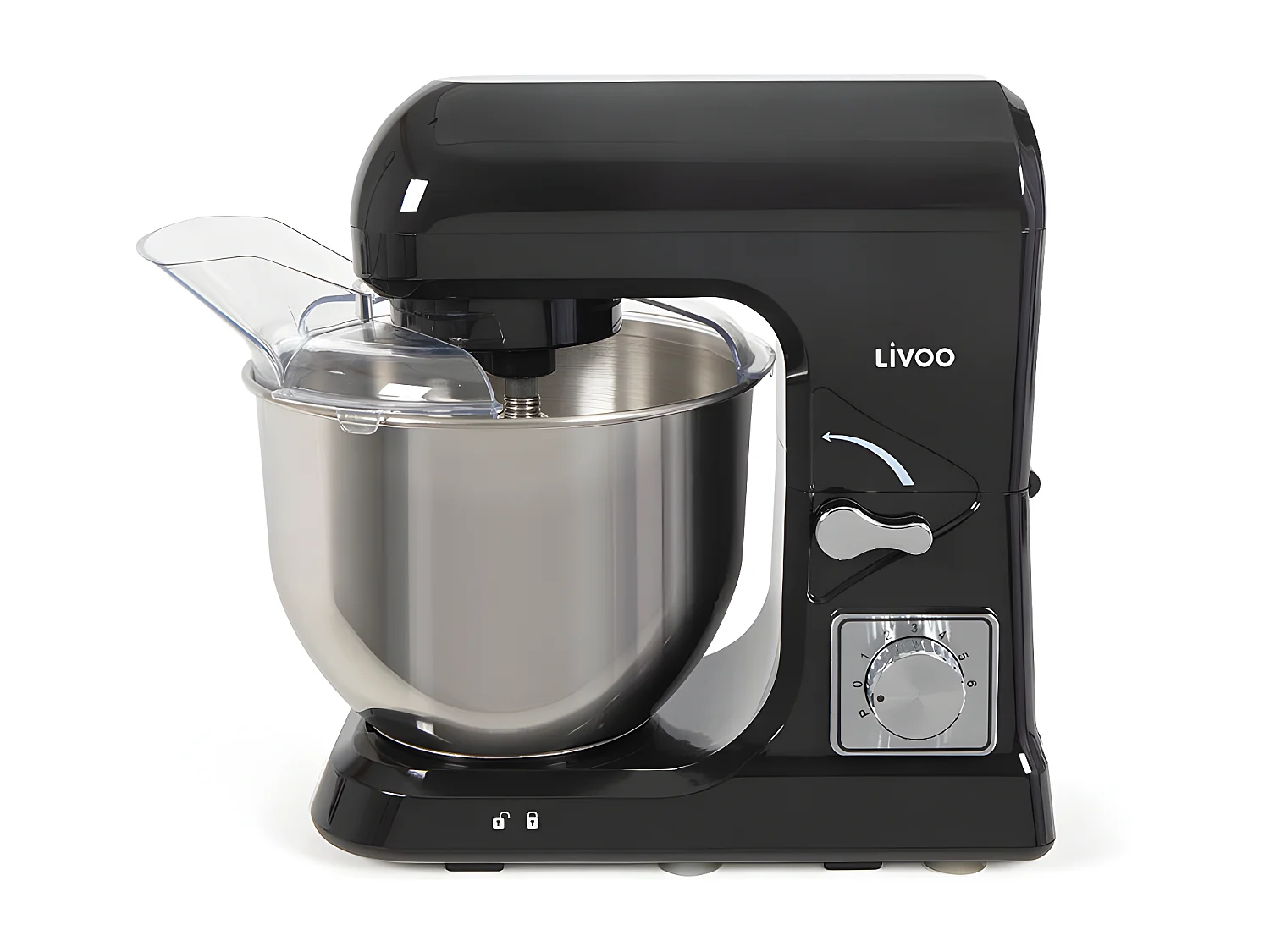 Livoo Robot pâtissier multifonction 5l 1000w noir - DOP190N