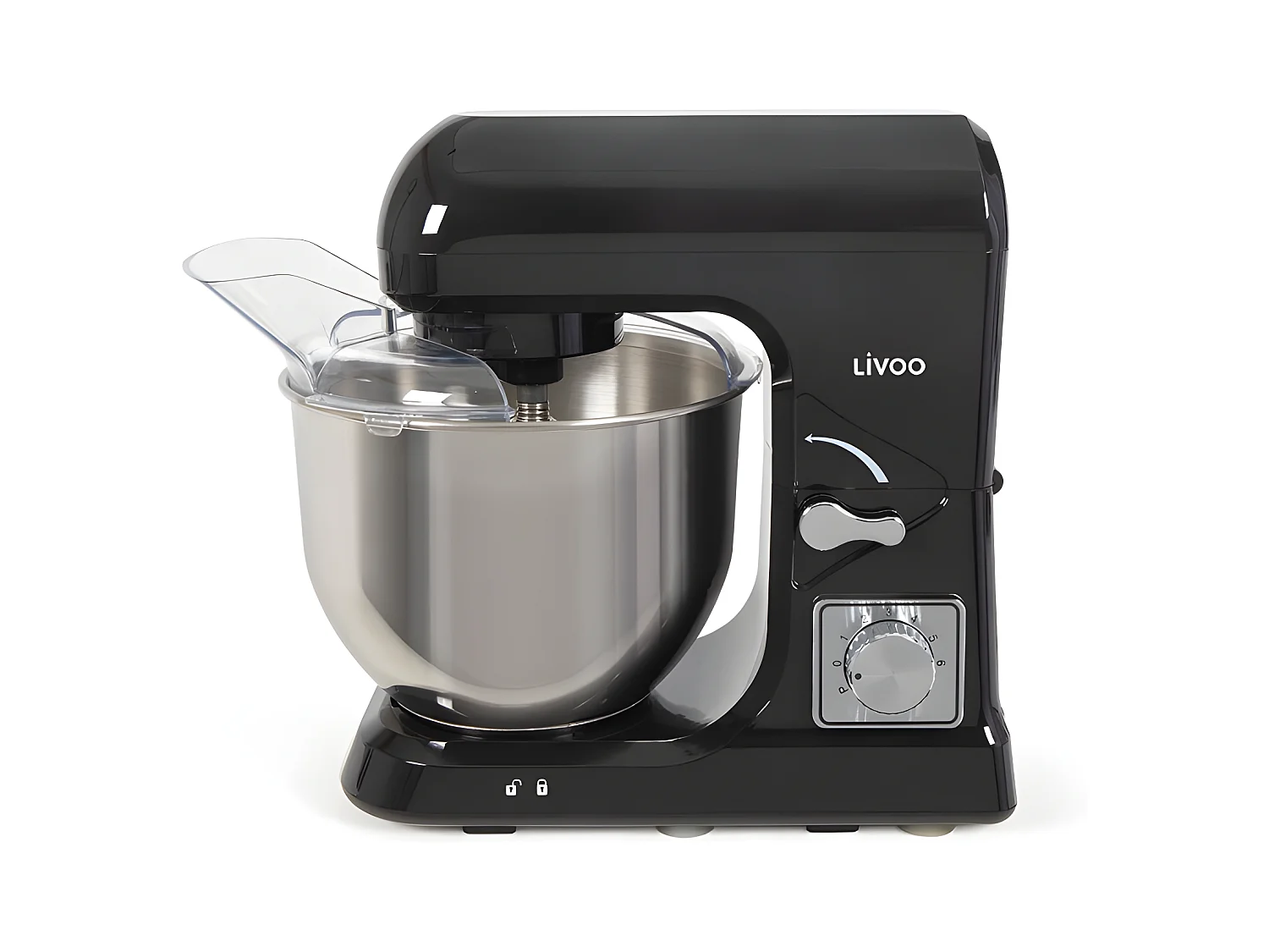 Livoo Robot pâtissier multifonction 5l 1000w noir - DOP190N
