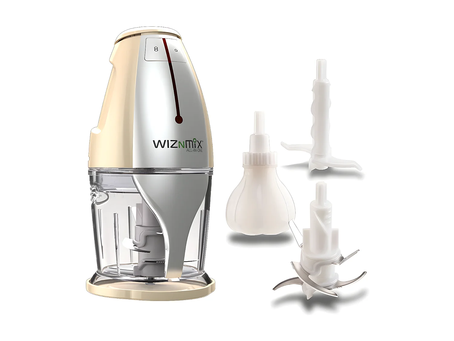 Wiznmix Robot multifonctions compact 0.75l 250w blanc écru - dm313750ce