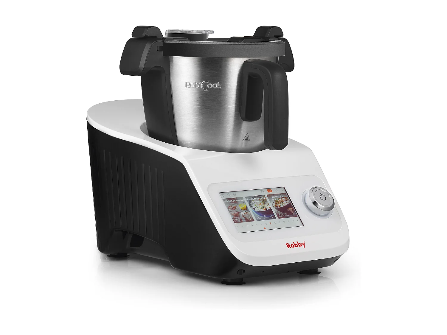 Robby Robot cuiseur multifonctions avec balance intégrée et écran tactile + un bol supplémentaire - robicook + bol