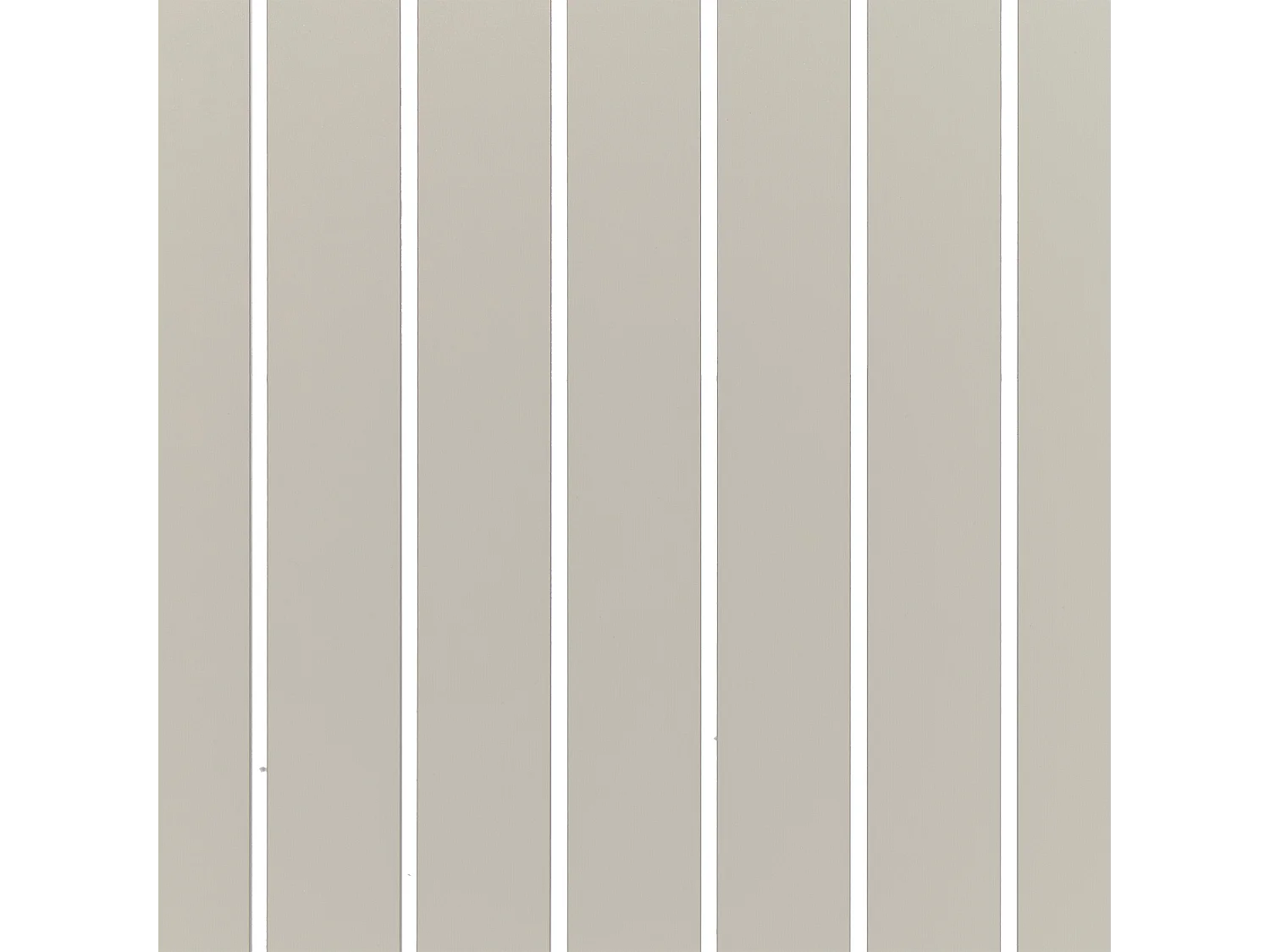 Table de salle à manger de jardin CASTELLA 120 cm 70 cm Métal Taupe