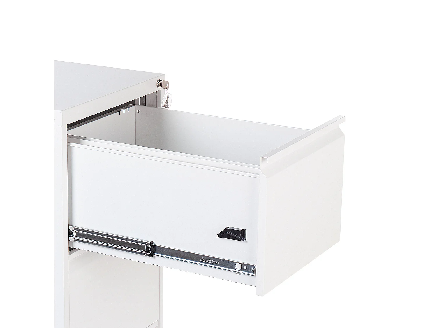 Meuble de rangement BARITE Métal Blanc