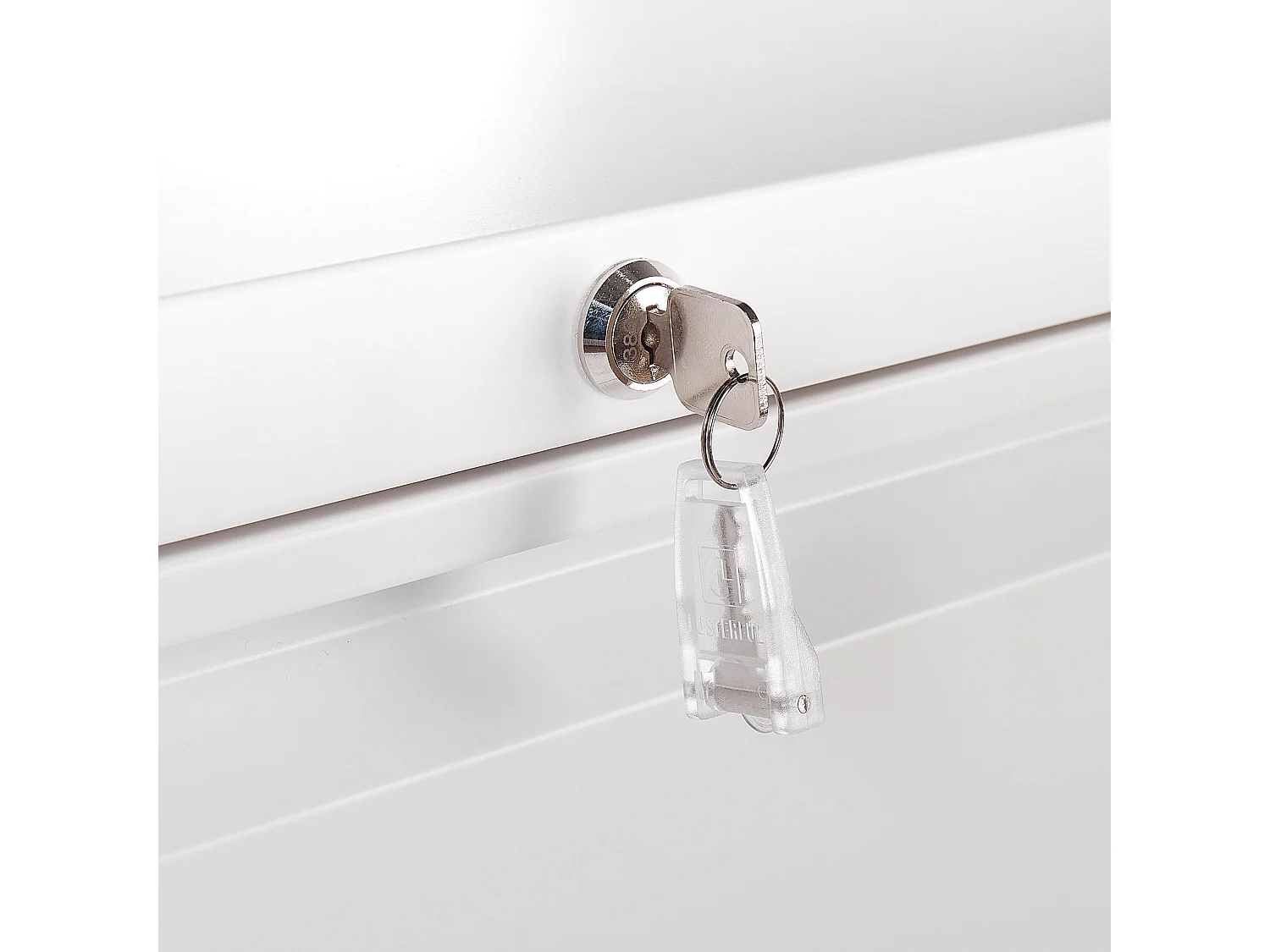 Meuble de rangement HALITE Métal Blanc