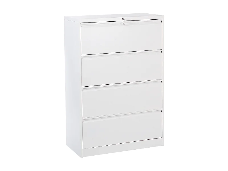 Meuble de rangement HALITE Métal Blanc