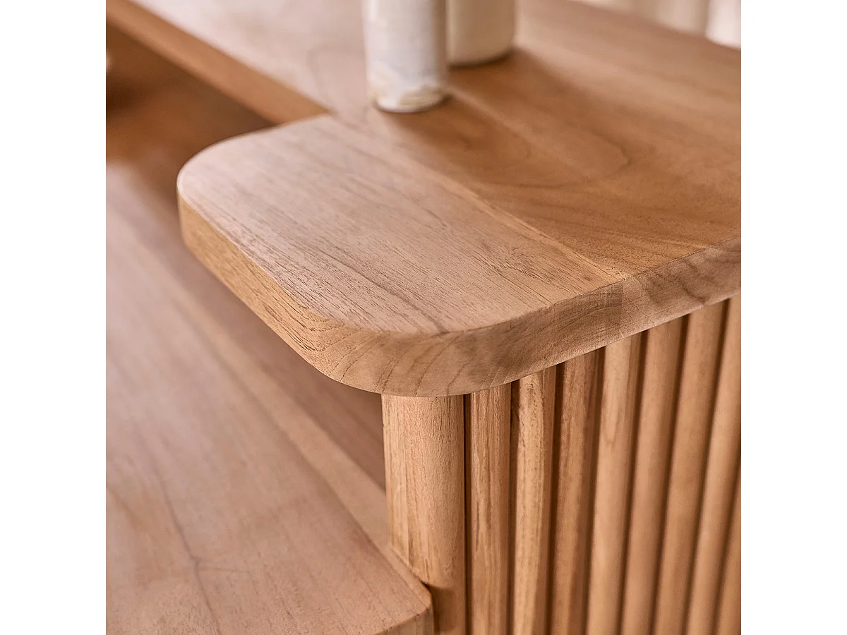 Bar en bois de teck massif 140 cm