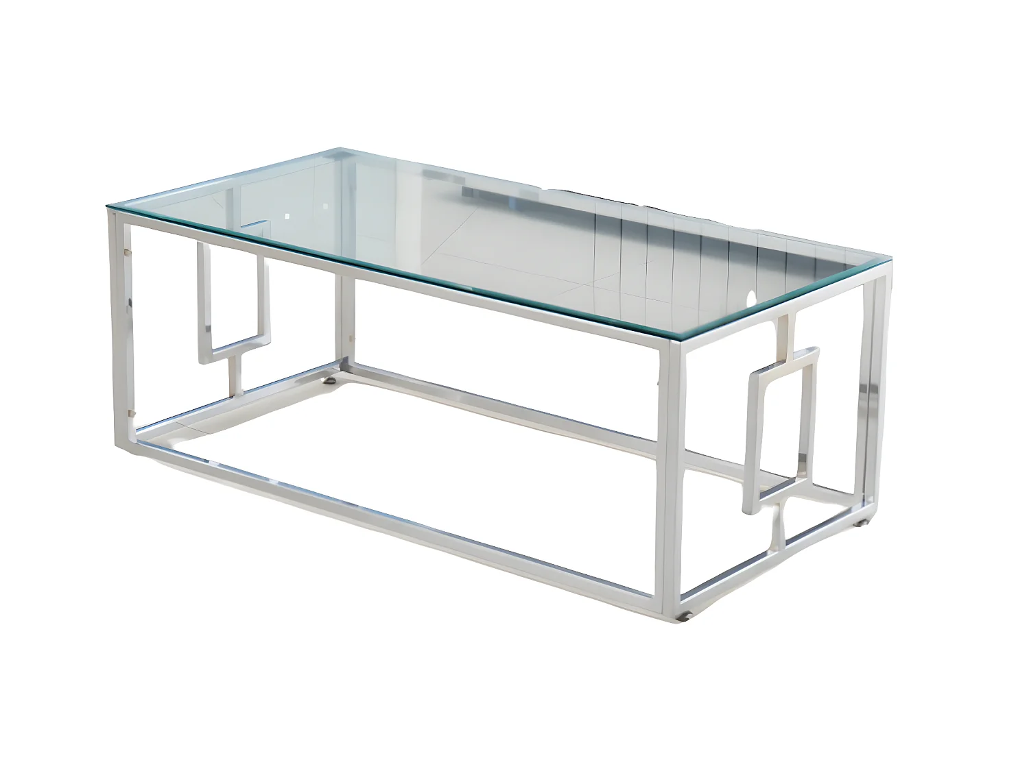 Table basse SOPHIE  pieds Chromé  120 cm