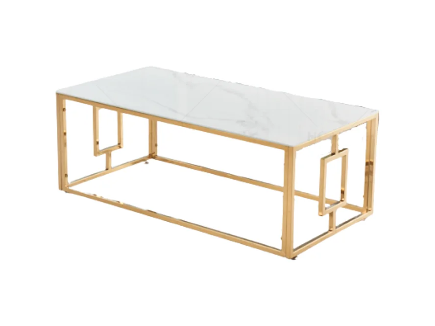 Table basse SOPHIE  pieds Gold  120 cm