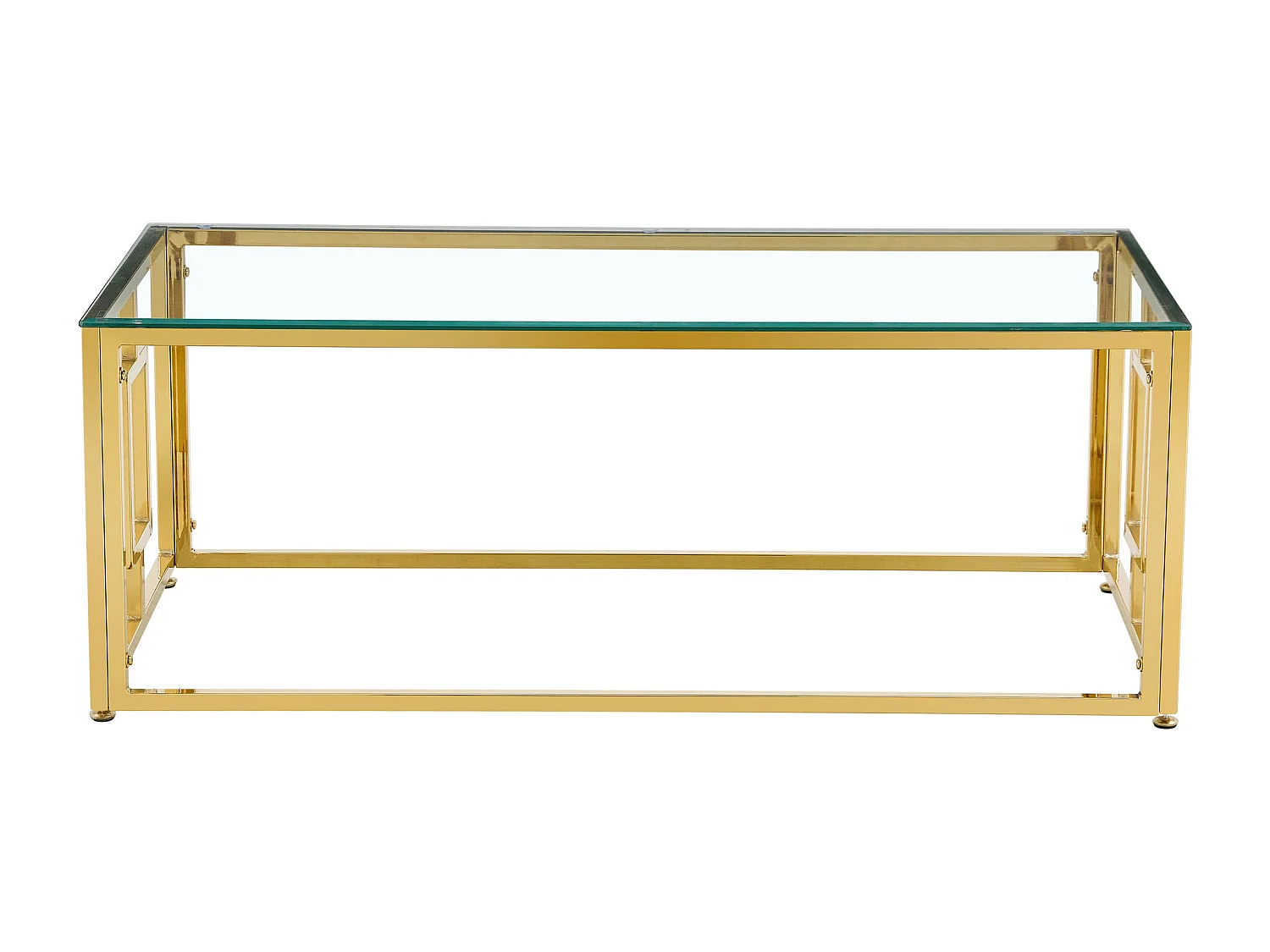 Table basse SOPHIE  pieds Gold  120 cm