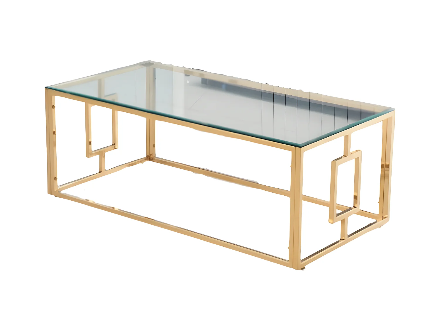 Table basse SOPHIE  pieds Gold  120 cm