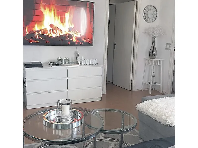 Lot de 2 tables Basses Gigogne ARTO inox et plateau en verre MARBRE NOIR