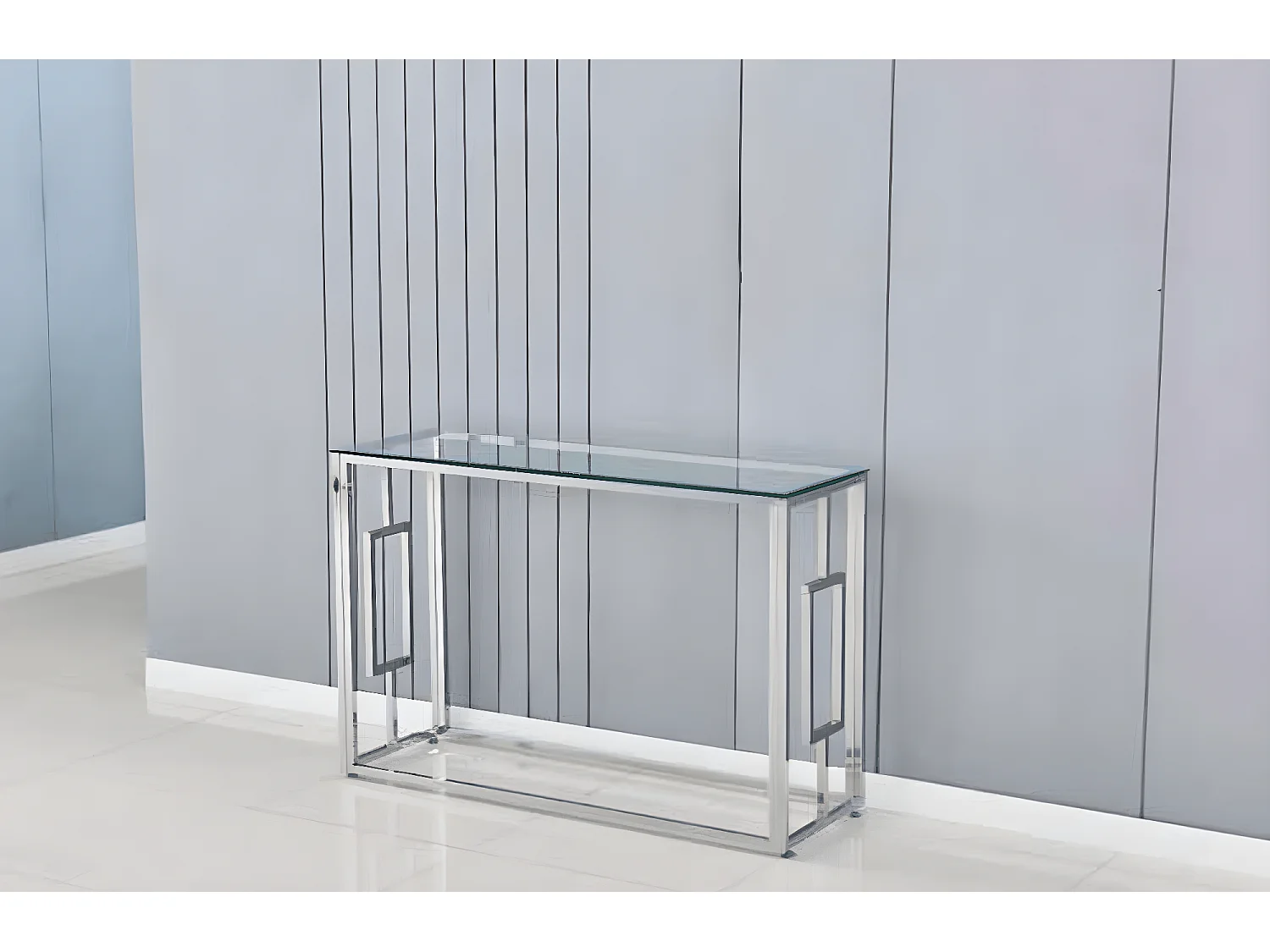 Console SOPHIE Chrome 120x40x78 cm