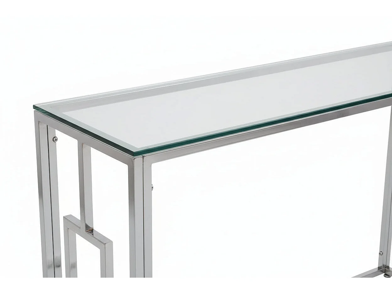 Console Chrome Transparent 120x40x78 cm SOPHIE