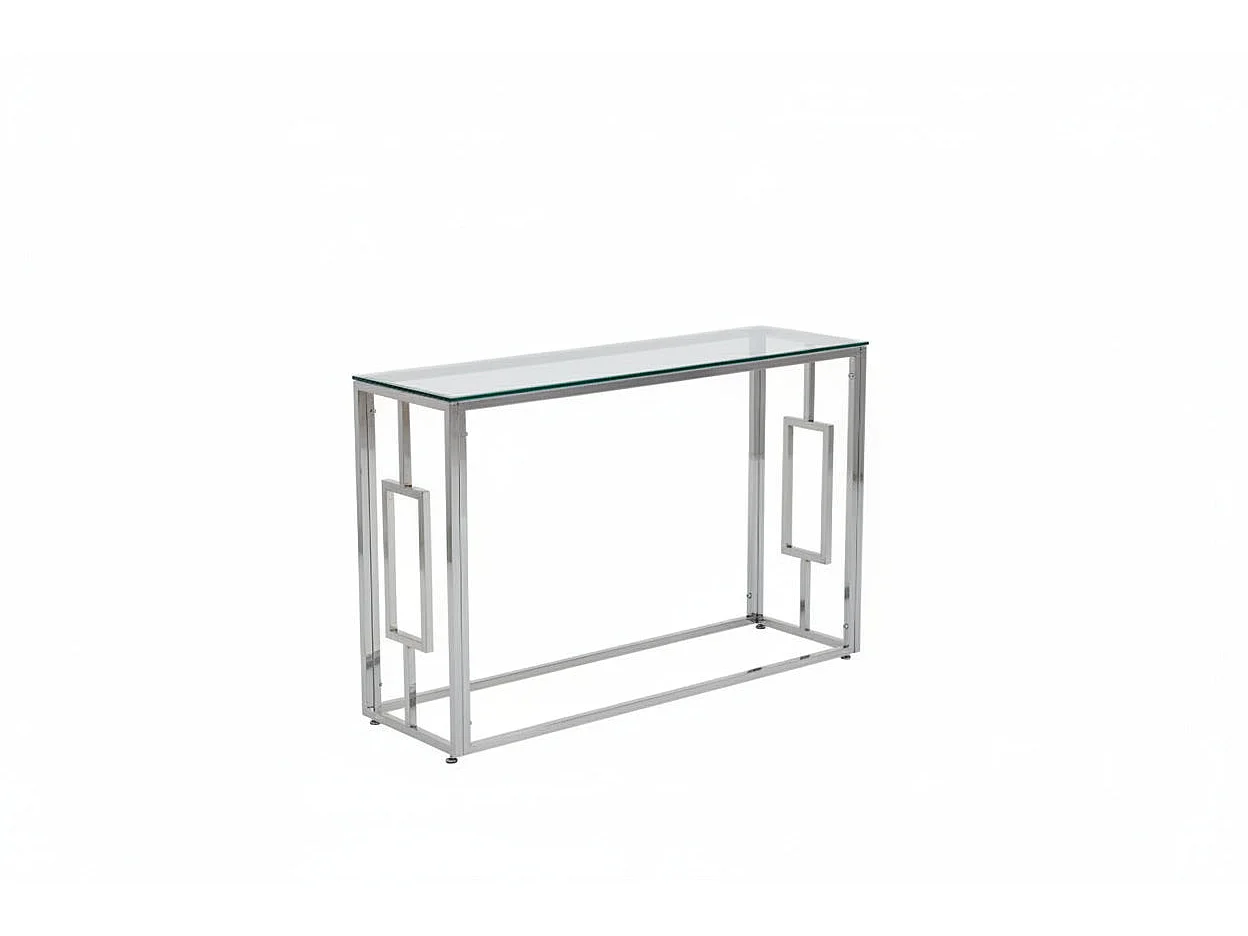 Console Chrome Transparent 120x40x78 cm SOPHIE