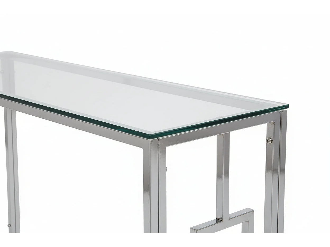 Console Chrome Transparent 120x40x78 cm SOPHIE