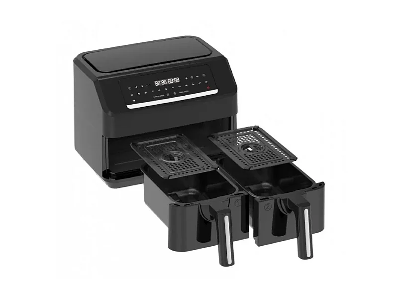 Freidora de aire Emerio AF-130376.1 2400W 7,2L tecnología Dual Cook negro
