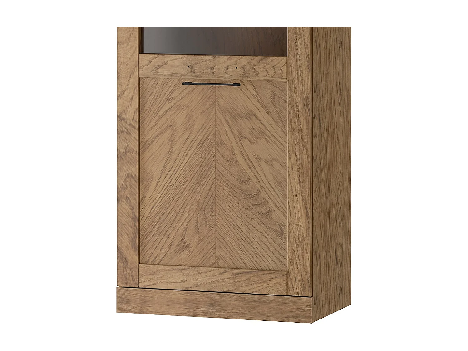 STANDVITRINE Cozy 10 Eiche Rustikal 65 / 42 / 198cm