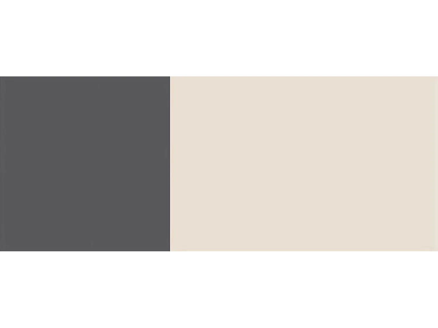 KÜCHENLEERBLOCK Amaro lava / cremeweiß matt 12-teilig