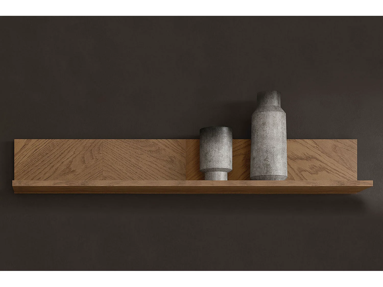 WANDREGAL Cozy Eiche Rustikal 140 / 22 / 22cm