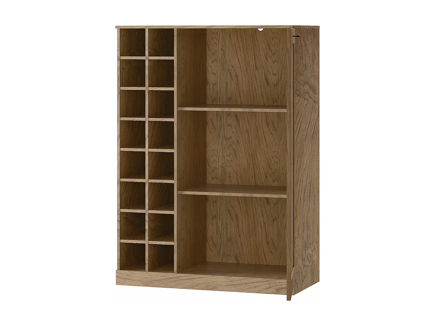 HIGHBOARD Cozy 15 Eiche Rustikal 100 / 50 / 140cm