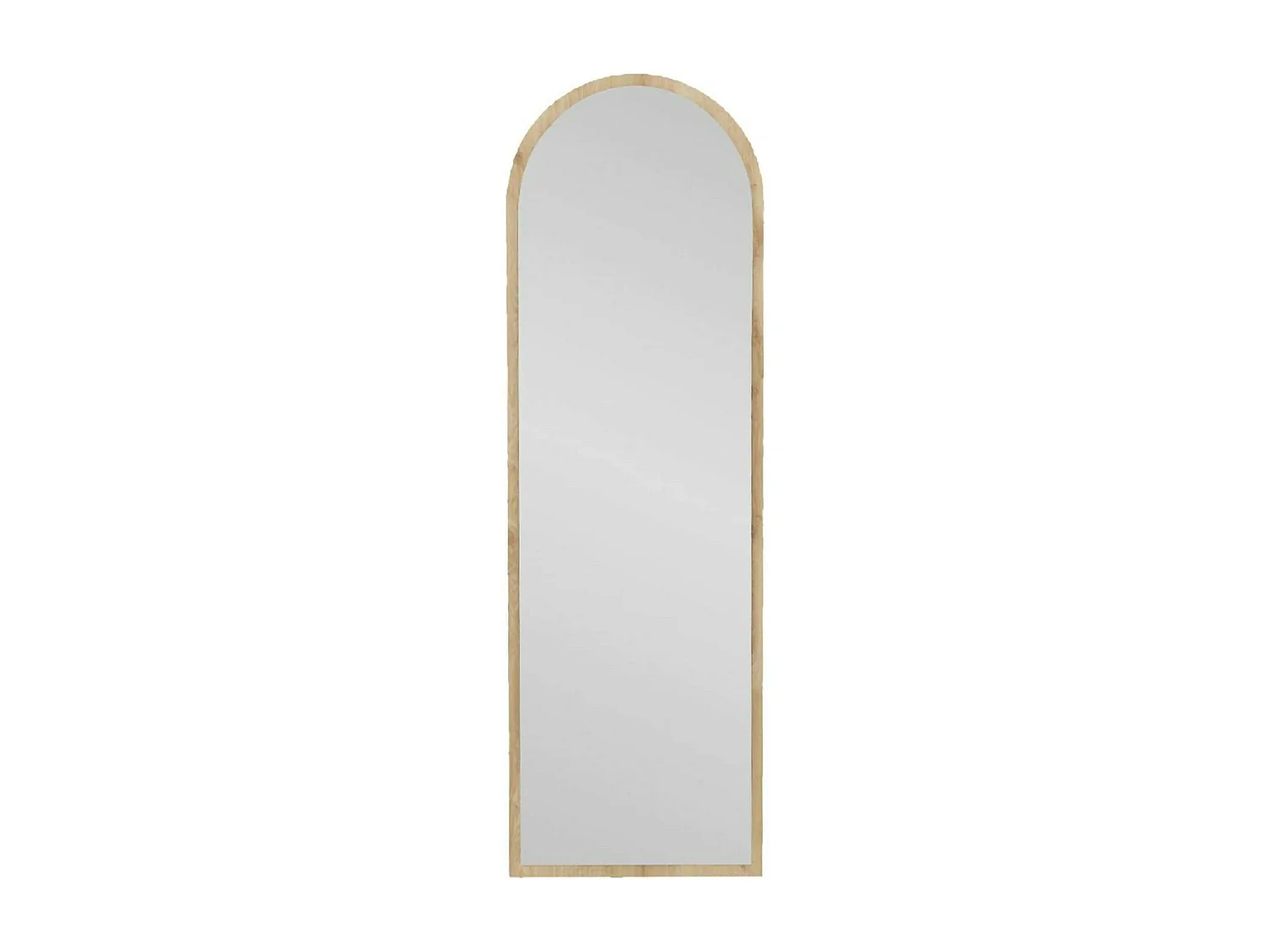 Dmora - Specchio Artus, 50x2h160 cm, Rovere