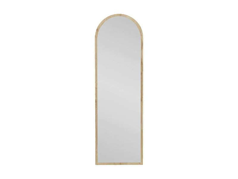 Espelho Dpolon, Espelho, Artigo de decoração de parede, Decoração com espelho, 50x2h160 cm, Carvalho