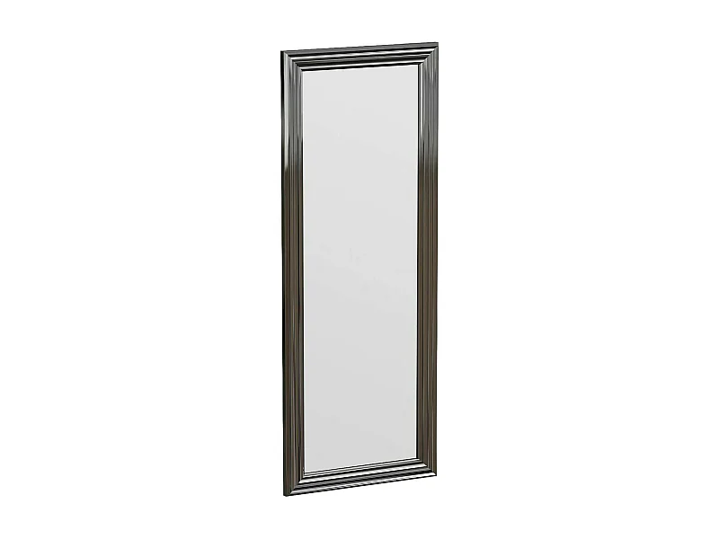 Miroir Adrastea, Verre miroité, Objet d'ameublement mural, Décoration avec miroir, 40x3h105 cm, Argent