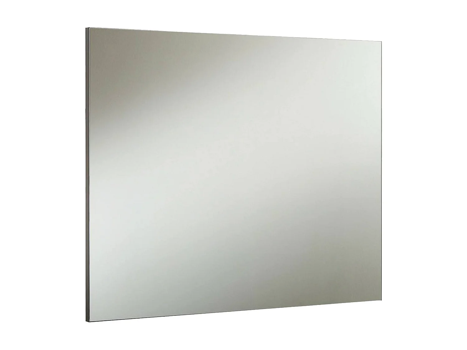 Spiegel Ddemattei, Spiegel, Wandmeubelen, Decoratie met spiegel, Made in Italy, Antraciet, 80x2h65 cm