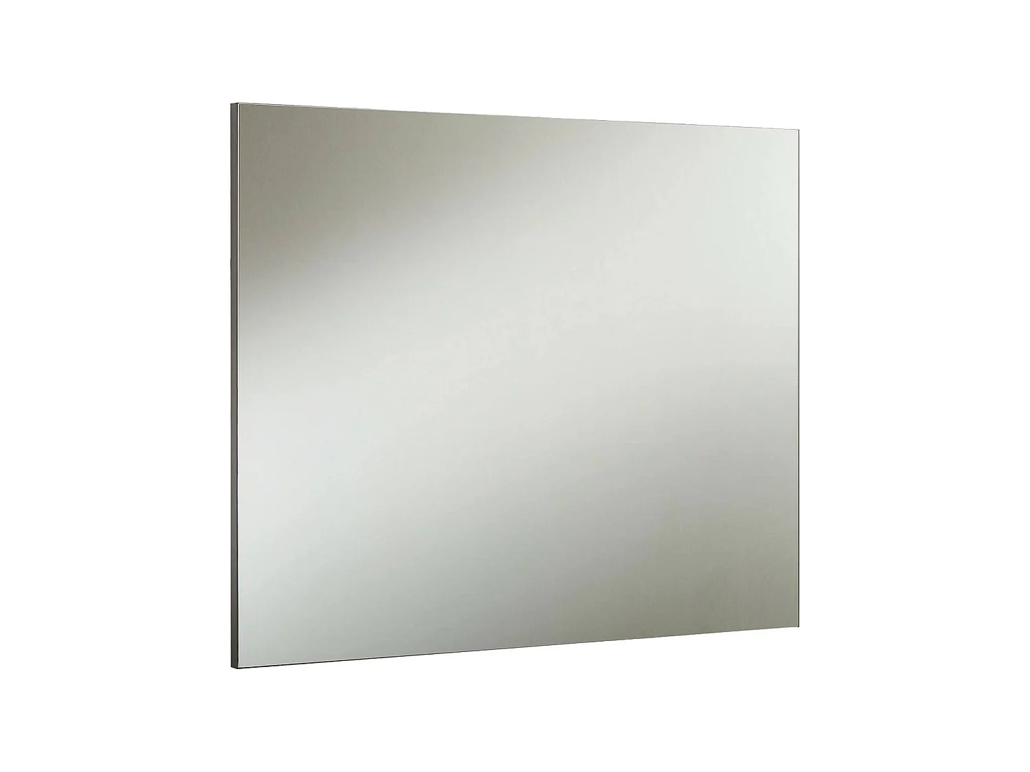Miroir Cile, structure en verre fabriquée en Italie, 80x65h cm noir anthracite, dégradé couleur structure anthracite