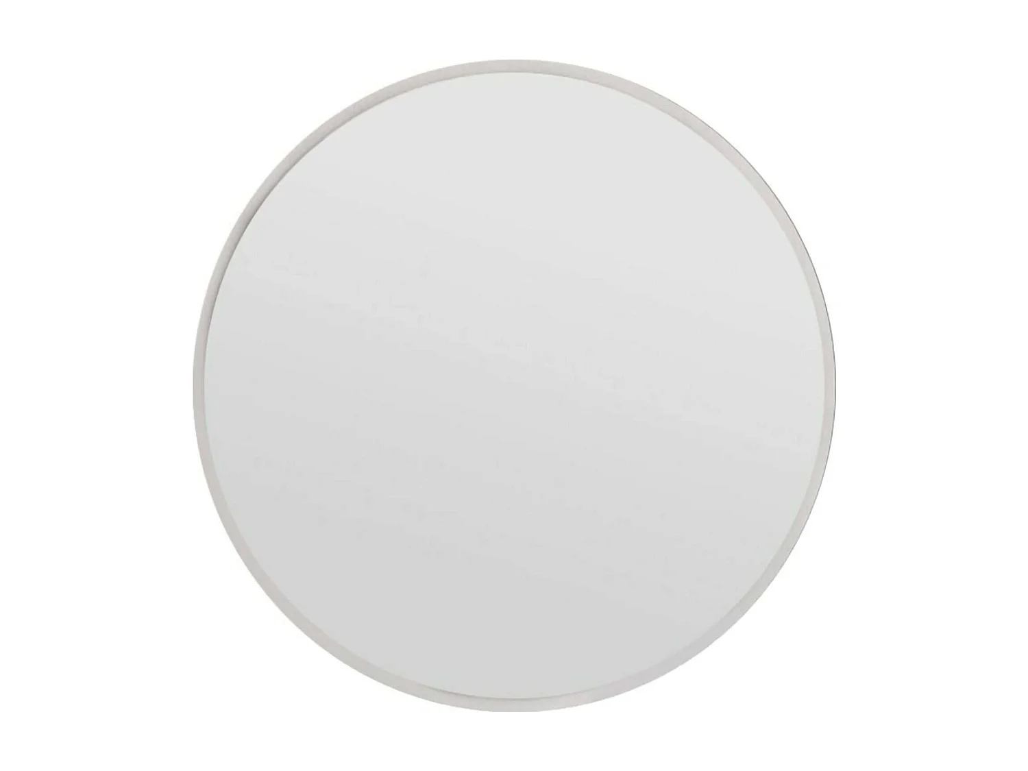 Dlucchin-spier, Spiegel, Wanddecoratie, DecoratieMet spiegel, 60x2h60 cm, Wit