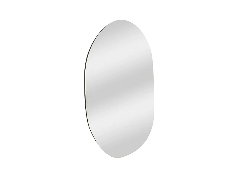 Miroir Pelagus, Verre miroité, Objet d'ameublement mural, Décoration avec miroir, 52x2h89 cm, Noir