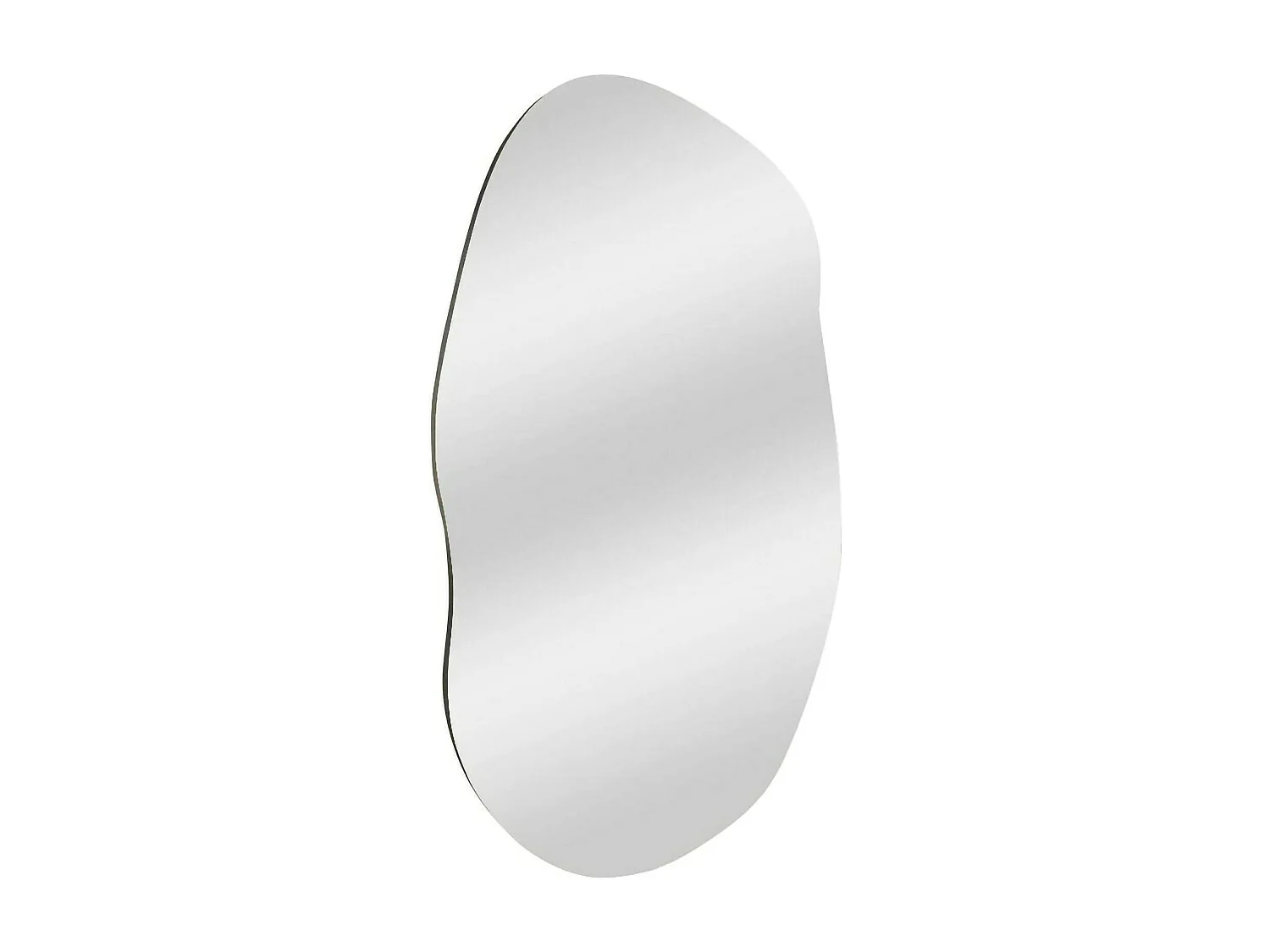 Spiegel Dpecchi, Spiegel, Wanddecoratie, Spiegeldecoratie, 52x2h89 cm, Zwart