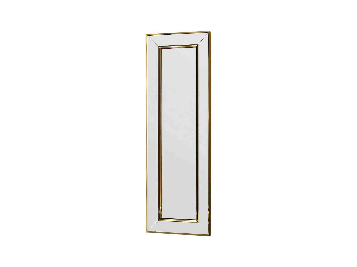 Espelho Dpancher, EspelhosEra, Artigos de decoração de parede, Decoração com espelho, 30x3h90 cm, Ouro