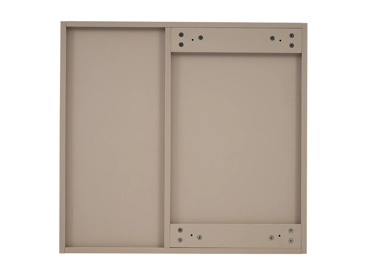 Armoire de toilette - armoire de salle de bain largeur 80 cm - avec étagères - marron clair