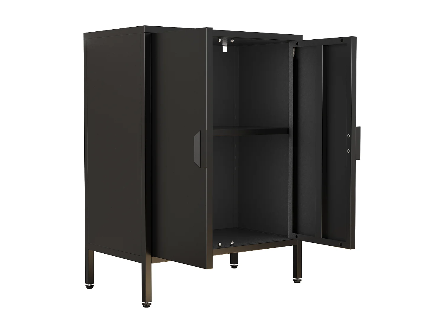 Stahl Kommode Sideboard Schrank Drehtüren Flokas S