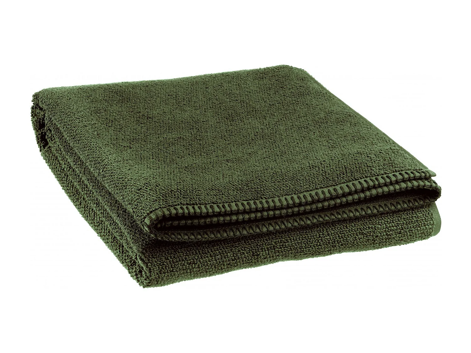 Drap de bain Bora romarin 90 x 150 cm Vivaraise