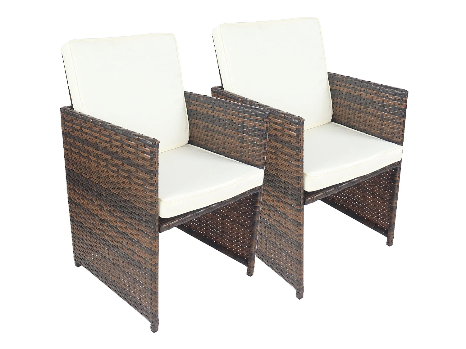 3-tlg Balkonset Gartenmöbel Set Rattan Raloso