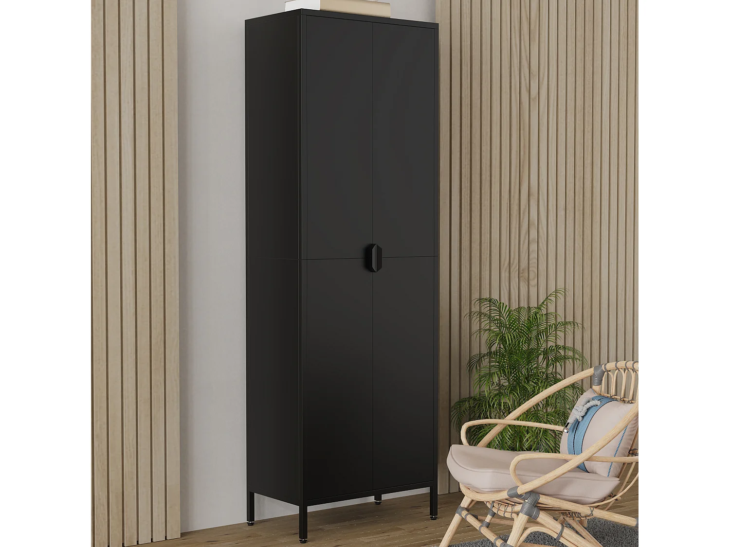 Armadio per ufficio in acciaio Flokas XL