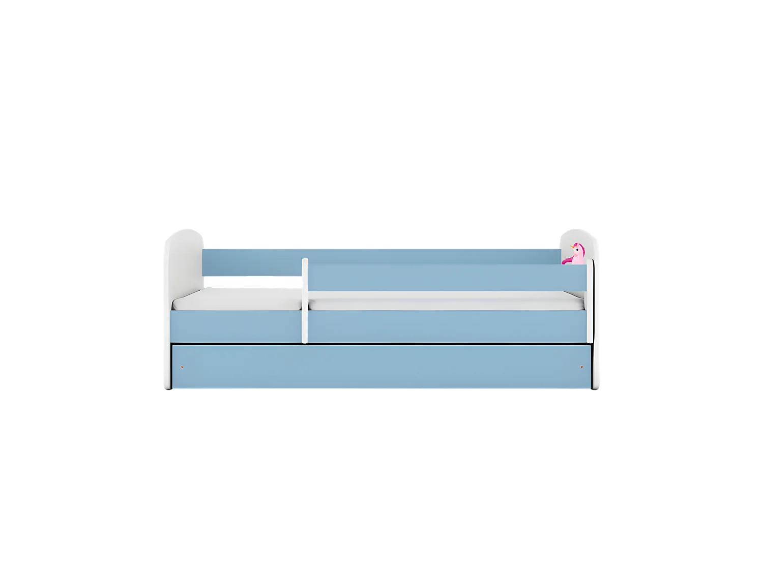 Babydreams cama unicornio azul sin cajón sin colchón 140/70
