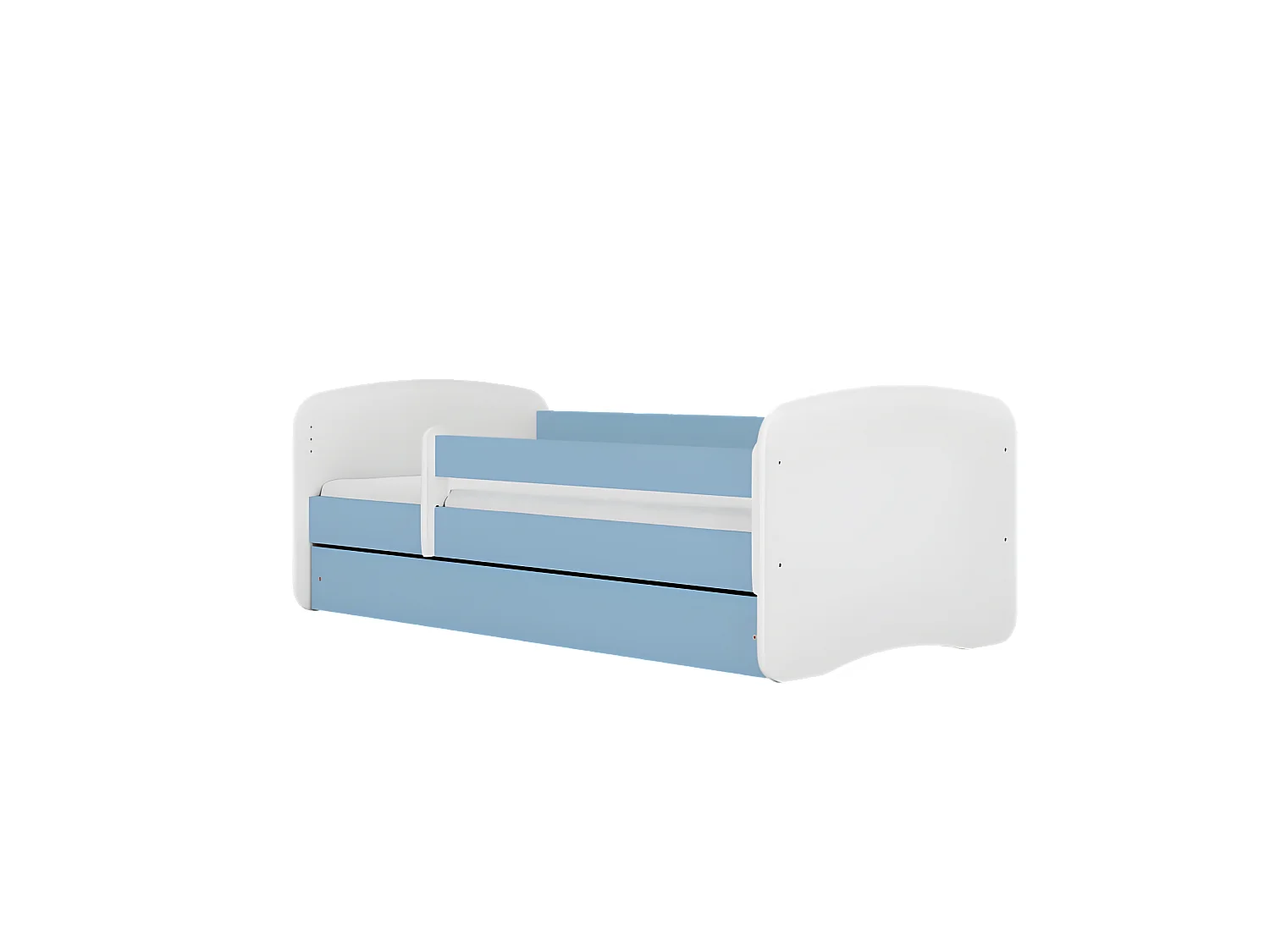 Cama sin cajón babydreams unicornio azul con colchón 140/70