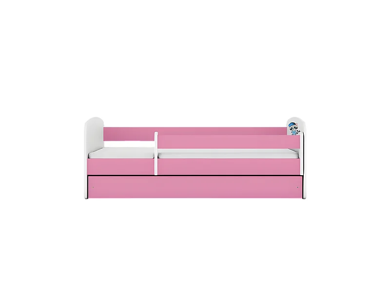 Cama mapache rosa babydreams con cajón sin colchón 160/80