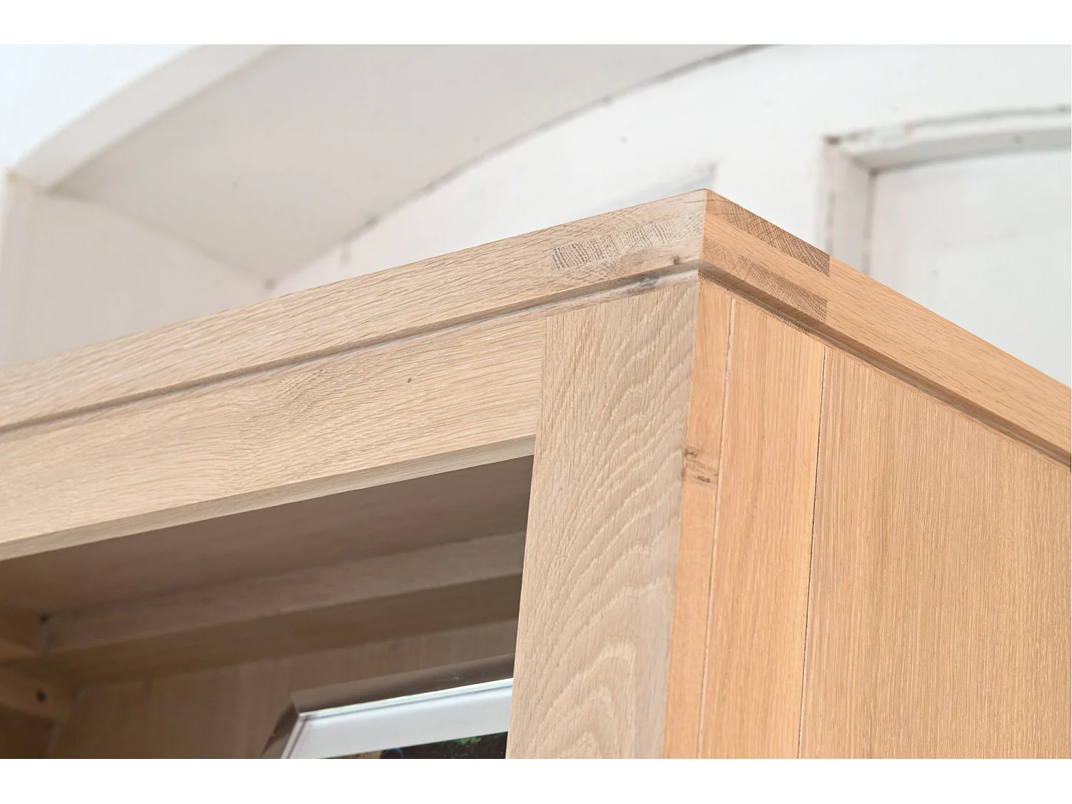 Bibliothèque moderne en chêne blanchi - BOSTON