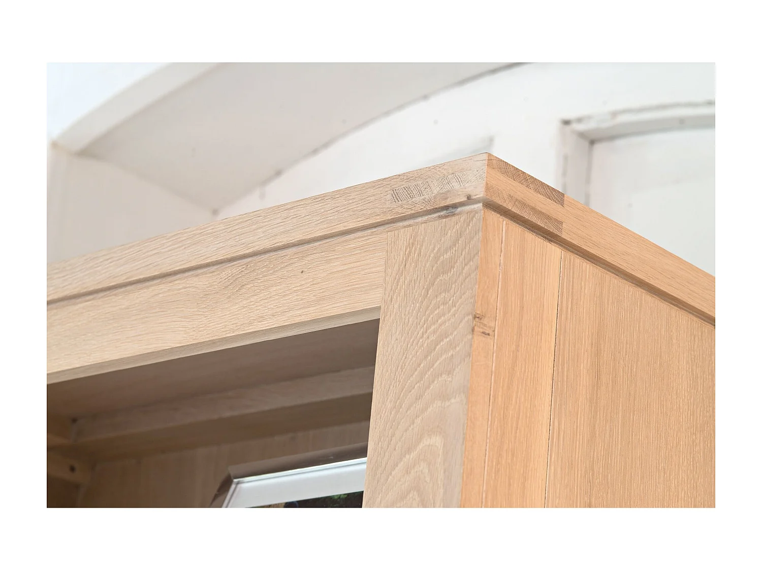 Bibliothèque moderne en chêne blanchi - BOSTON