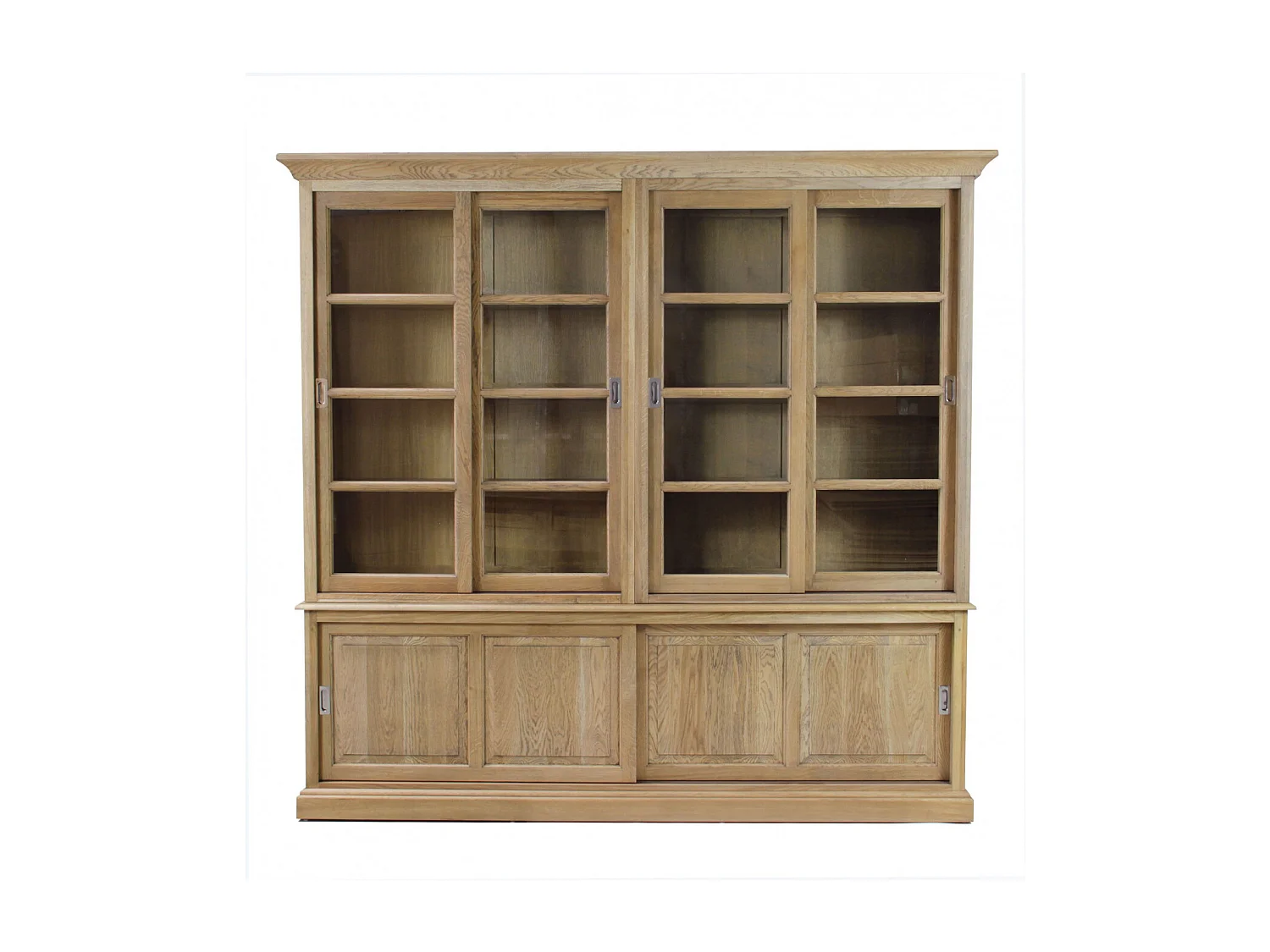 Bibliothèque 6 portes en Chêne - VICTORIA
