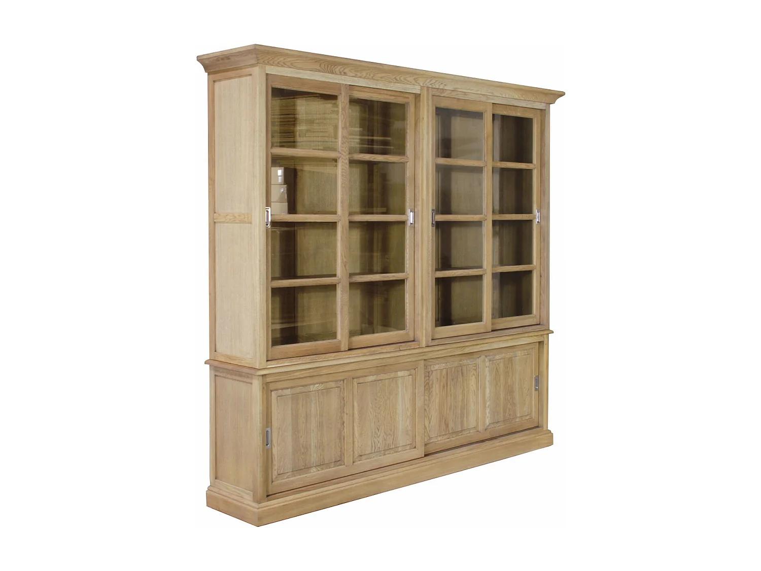 Bibliothèque 6 portes en Chêne - VICTORIA